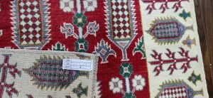 Kazak Rug 3'4X5'2 Ft Afghan Caucasian Rug | Area Rug Large | Vintage Rug | Afghan rug | Persian rugs | Turkmen rug | kilim rugs