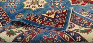 Handmade Kazak Rug 7.11X10.2 Ft persian rug, kids rug, turkish rug, housewarming gift, bokhara rug, blankets, tribal rug, sumac rug, Afghan