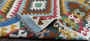 Afghan Kilim rug, bedroom rug, kitchen rug, bokhara rug, floor rug, dusty rose rug, Persian rug, office rug, indoor rug, aztec rug