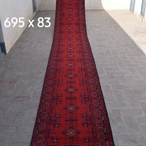 2.3×22 Afghan Khamyab rug, turkey rug, dusty rose rug, oushak, vintage rugs, kilim rug, hand made rug, persian runner rug, large floor rug