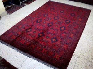 7x10 ft brand new afghan khamyab rug, large red area rug, tribal rug, red persian rug