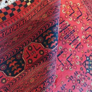 Natural Vegetable Dye Maroon Handmade Afghan and Persian Rug, 7x10 rug, christmas gifts, anniversary, kids rug, small rug, hand hooked rug