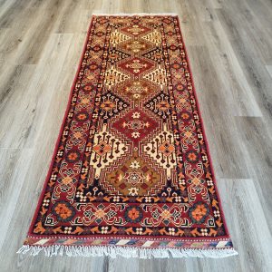 Small Afghan Rug, 3x7 rug,vintage flower shape rug, mushroom rug, fluffy rug, custom rugs, patio rug, entryway rug, eastern rug, modern