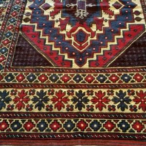 6'5X9 Ft Barjasta Afghan kilim rug, Bidsize tribal Kilim rug, nomadic Afghan Tribal mushwani kilim rug, 100% wool nomadic kilim rug