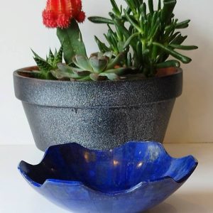 Hand crafted lapis lazuli bowl shape stunning royal blue color handmade bowl from badakhshsan afghanistan, Gemstone, healing stone