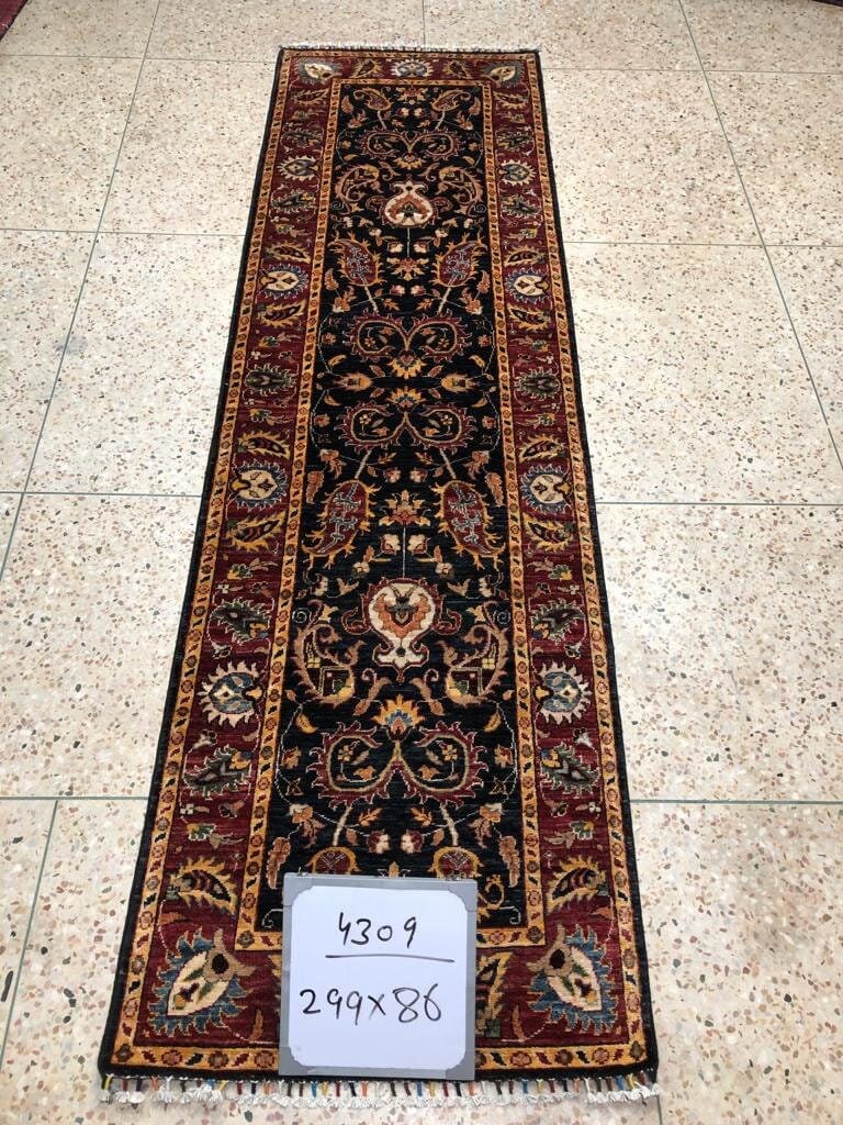 Mamluk runner, zeigler handmade afghan rug, runner rug, afghan rug, turkmen rug, chobi rug, oriental rug, turkish rug, blue runner rug