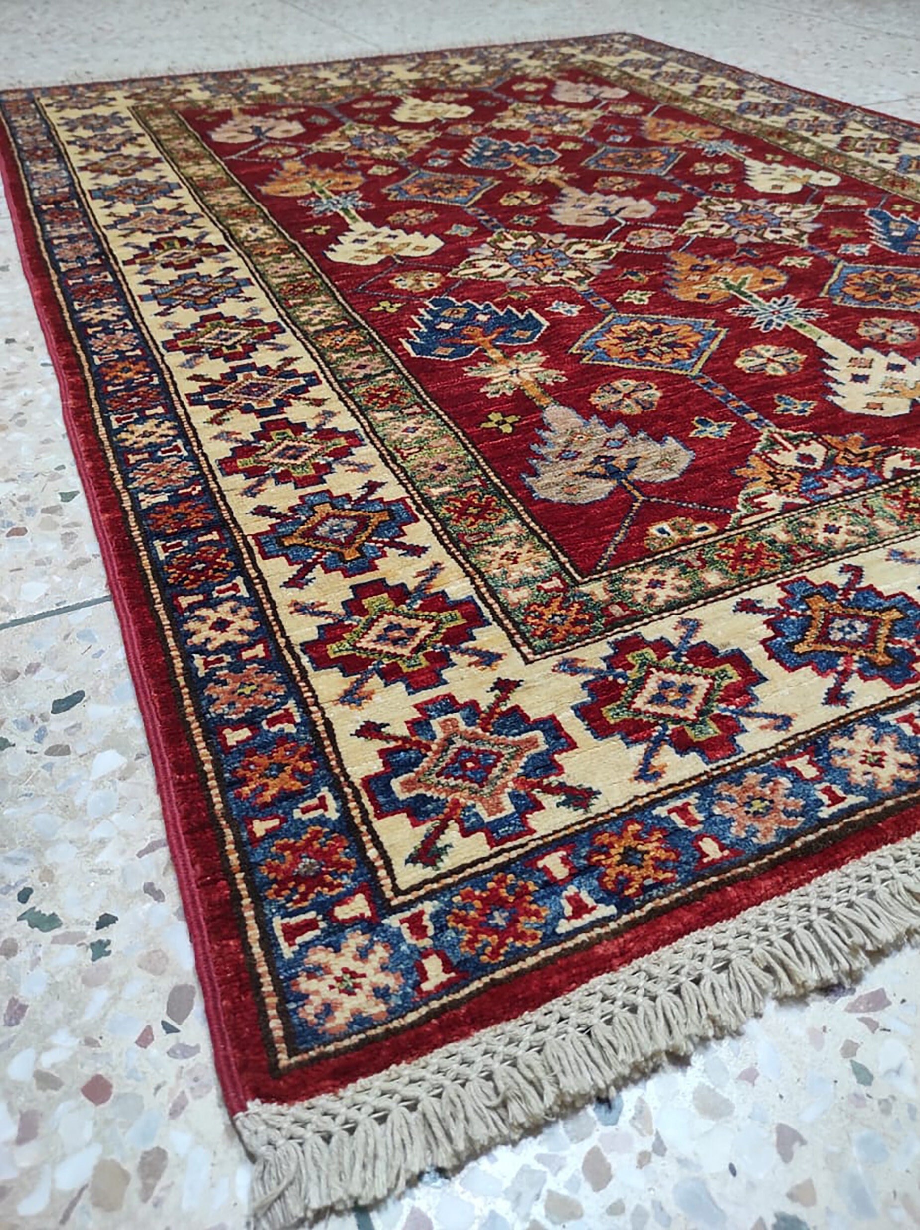 3x5 afghan rug, war rug, sumac rug, rug runner, nomadic rug, bedroom rug, floor rug, nursery decor, oriental rug, turkish blanket, persian