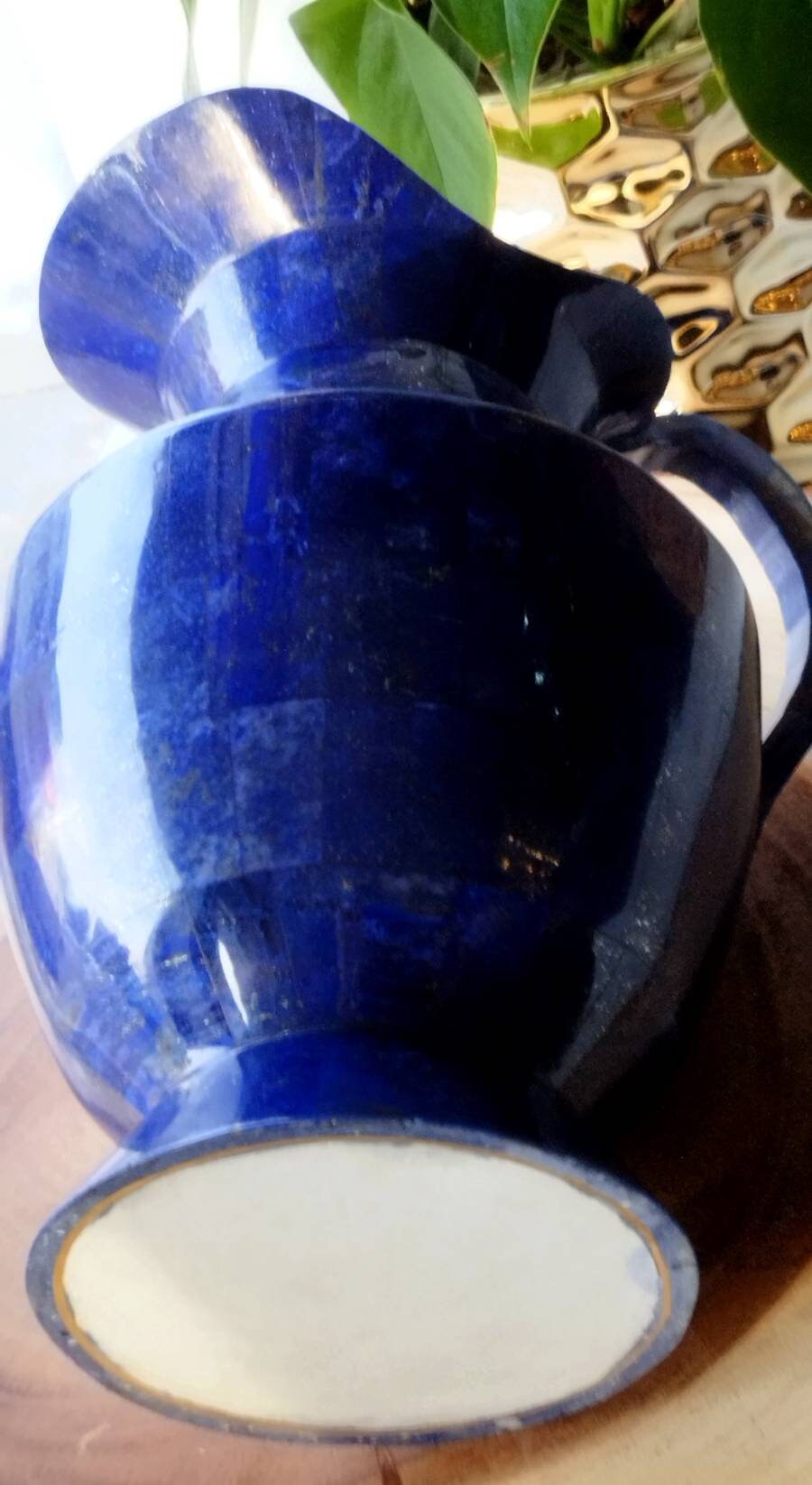 Stunning Lapis Lazuli, Tea pot, Water Pot made in Afghanistan, decor, home decor, gift for her, gift for Mom, gift for him