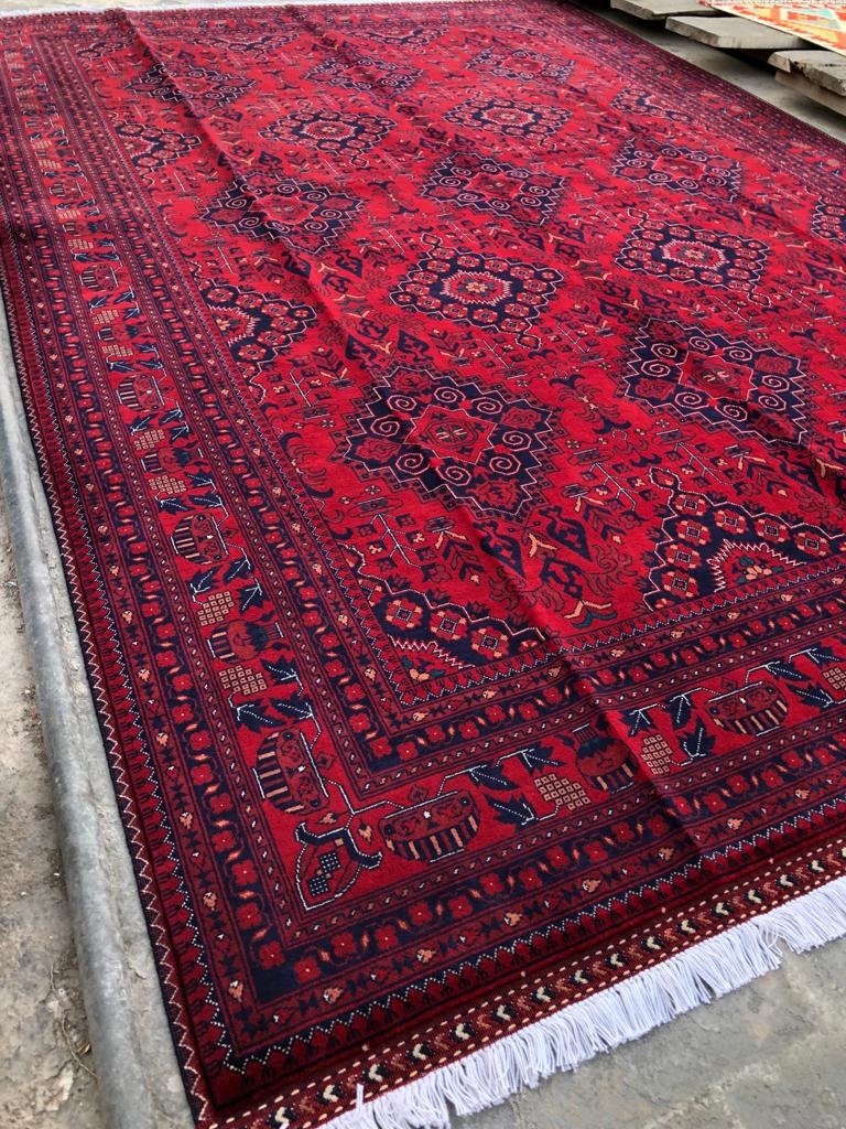 10x7 Beljik Afghan Rug, Very High Quality of Wool, area rugs, kids rug, bath rug, fringe rug, cute rug, colorful rug, reading rug, kaws rug