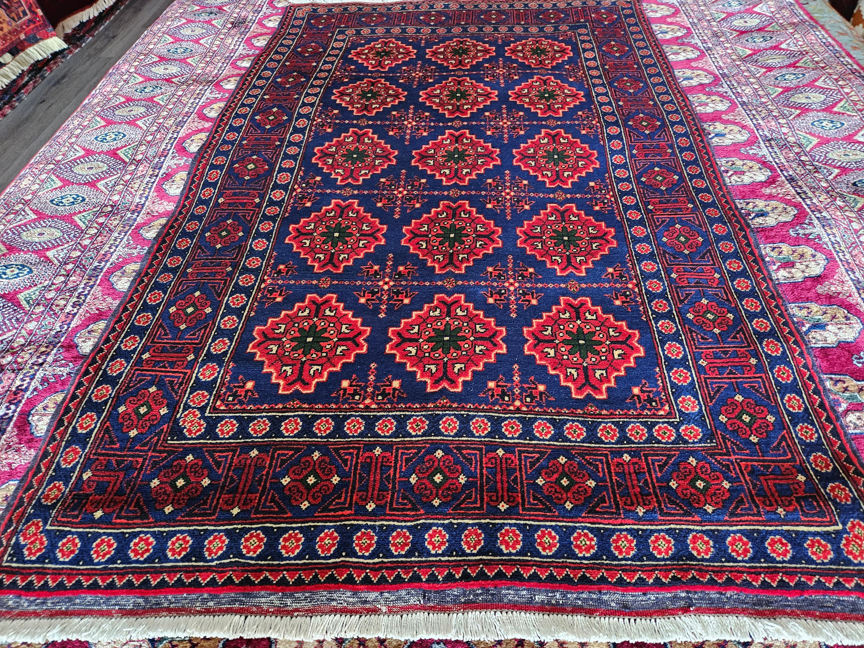 Merino wool rug, 3X5 Authentic Afghan / Persian Rugs
