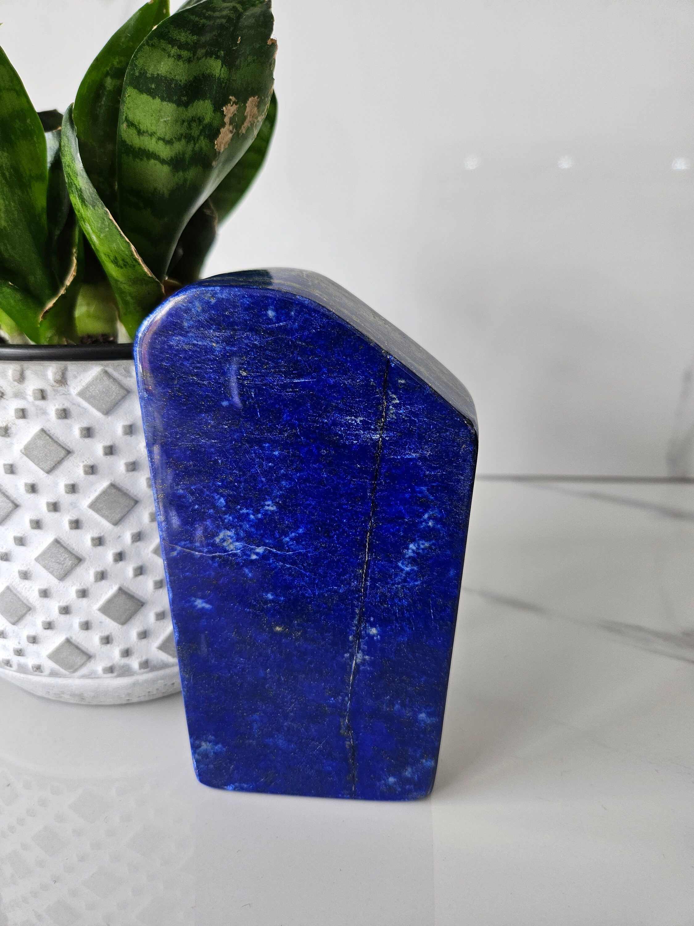 Free Form A++ Lapis Lazuli, home decor, chunky stone, Love, peace, Healing Crystal, Confidence, Metaphysical stone, Lapis lazuli, Polished