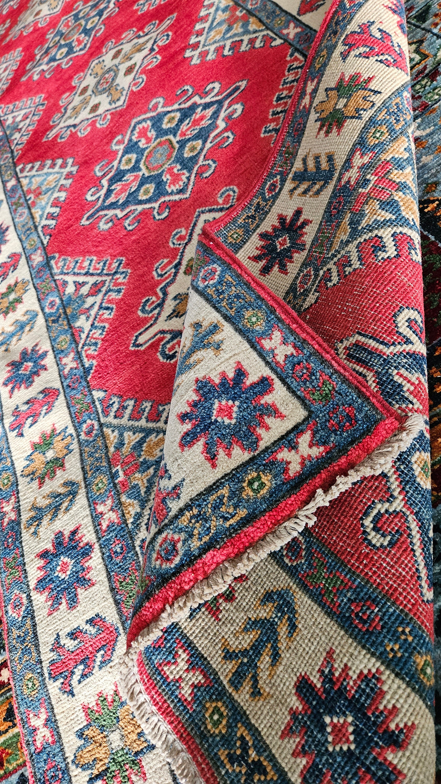 Runner rug Kazak Rug 2.8X9.10 Ft Afghan Caucasian Rug | Area Rug Large | Vintage Rug | Afghan rug | Persian rugs | Turkmen rug | kilim rugs
