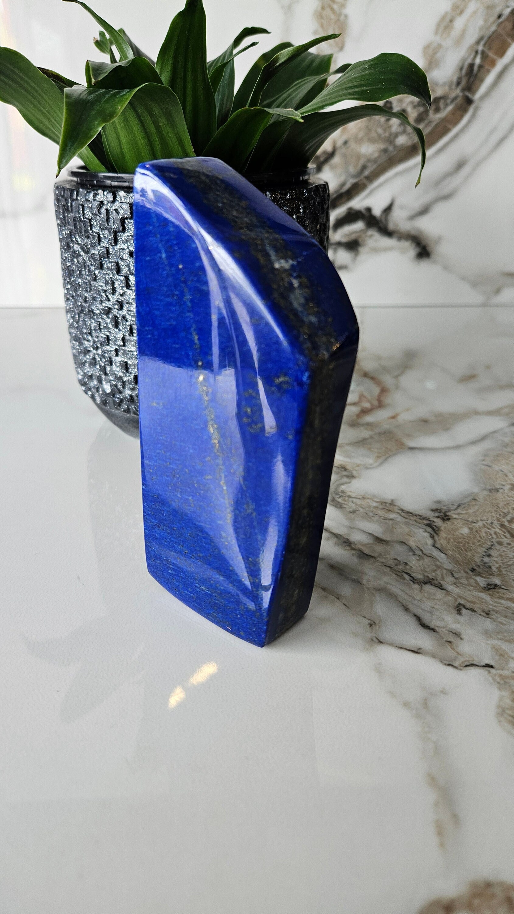 A++ Lapis Lazuli Free Form, Raw Natural Blue Stone, Gift for Mom for Spiritual Healing, eliminates nervousness, Towers, Reiki Chakra Stone